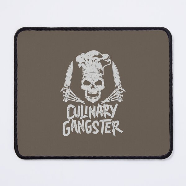 Item preview, Chef Culinary Gangster Cook Skull Cooking Knife designed and sold by gadhdvda88.