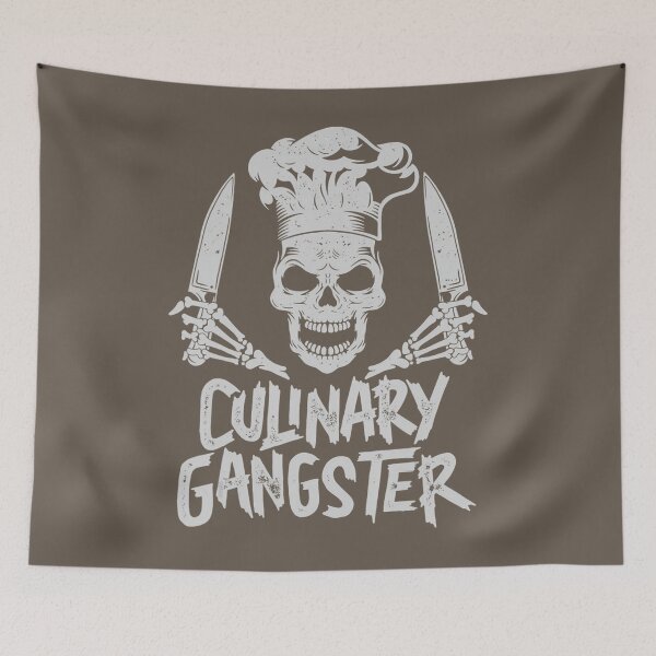 Item preview, Chef Culinary Gangster 	 	 Cook Skull Cooking Knife 		 designed and sold by gadhdvda88.