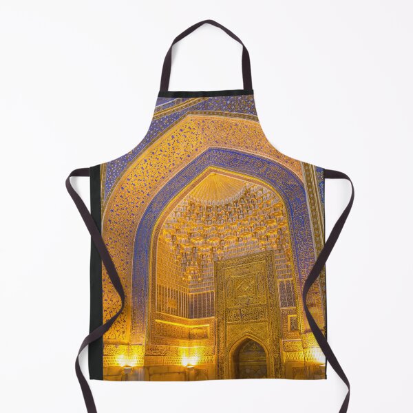 Item preview, Uzbekistan. Samarkand. Gold mosaic of Mosque in Tilya-Kori Madrasah at Registan. designed and sold by vadim19.