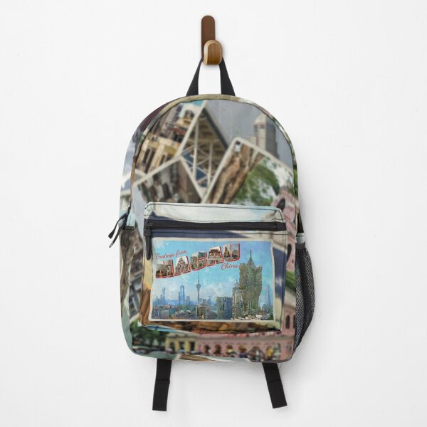 Item preview, Greetings from Macau in China Vintage style retro souvenir designed and sold by DeveloperProp0.