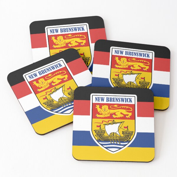 Item preview, NEW BRUNSWICK Flag Gifts, Masks, Stickers & Goodies (F) designed and sold by mpodger.