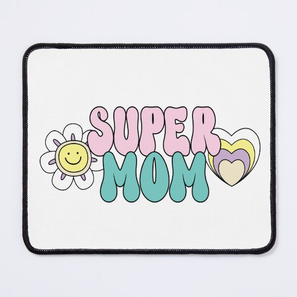Aperçu de l'œuvre super maman créée et vendue par FunEyeDesign.