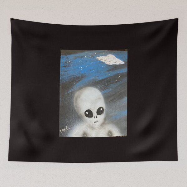 Item preview, Gray Aalien & UFO designed and sold by HavelinMaking.