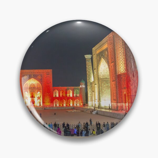 Item preview, Uzbekistan. Samarkand. Registan. Light Show at Night. designed and sold by vadim19.