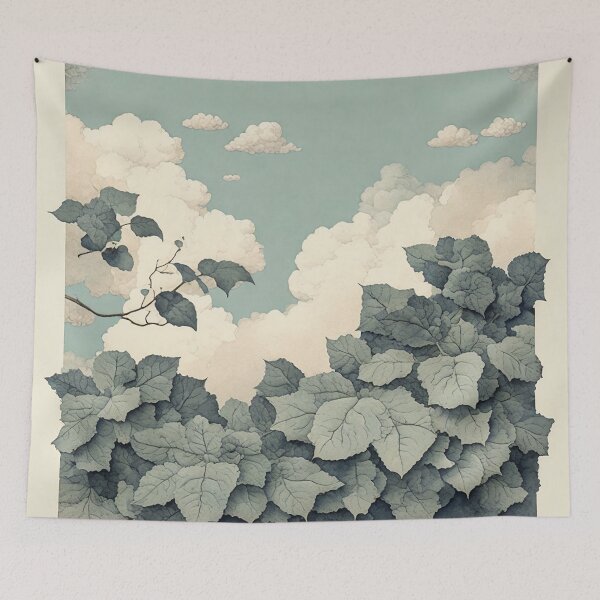 Item preview, Greenery, ivy and the clouds designed and sold by SimpleWallArt.