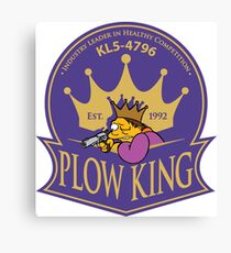 Plow King Canvas Print