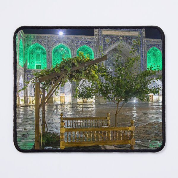 Item preview, Uzbekistan. Samarkand. Registan. Madrasah Courtyard. Night. Raining. designed and sold by vadim19.