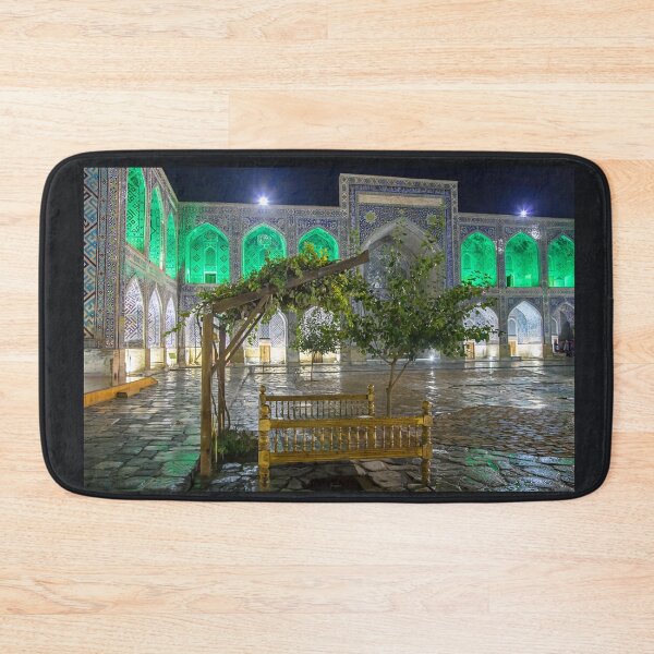 Item preview, Uzbekistan. Samarkand. Registan. Madrasah Courtyard. Night. Raining. designed and sold by vadim19.