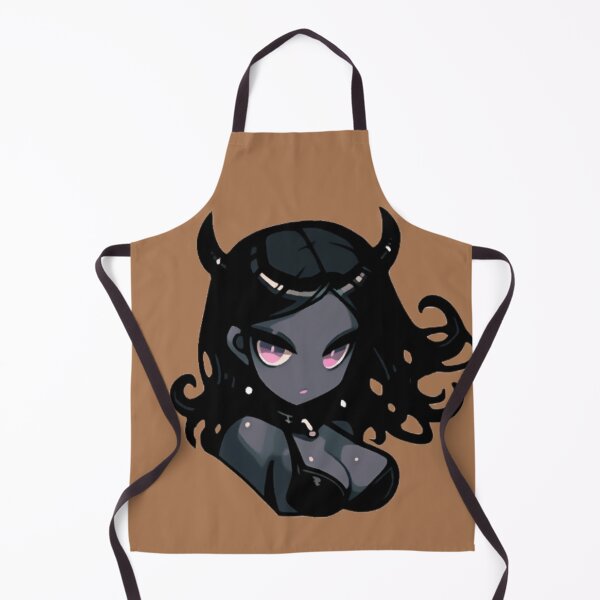 Aperçu de l'œuvre Demon Girl With Purple Eyes and Horns Wearing A Headdress créée et vendue par SnackyChunk.