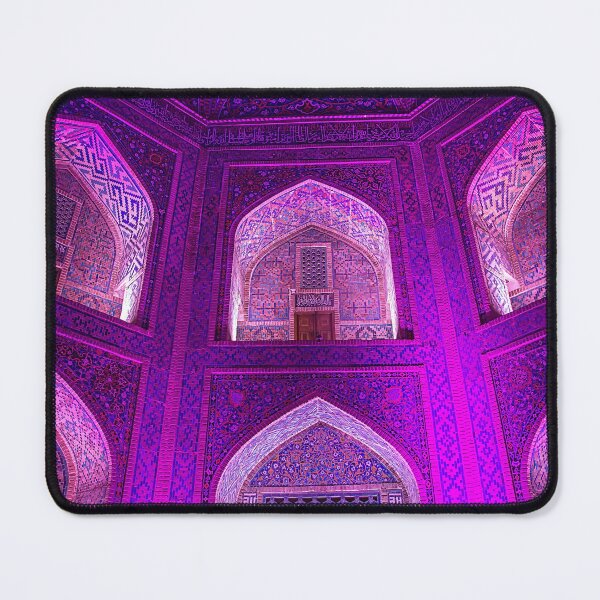Item preview, Uzbekistan. Samarkand. Registan. Madrasah in Purple Light. Night. Detail. designed and sold by vadim19.