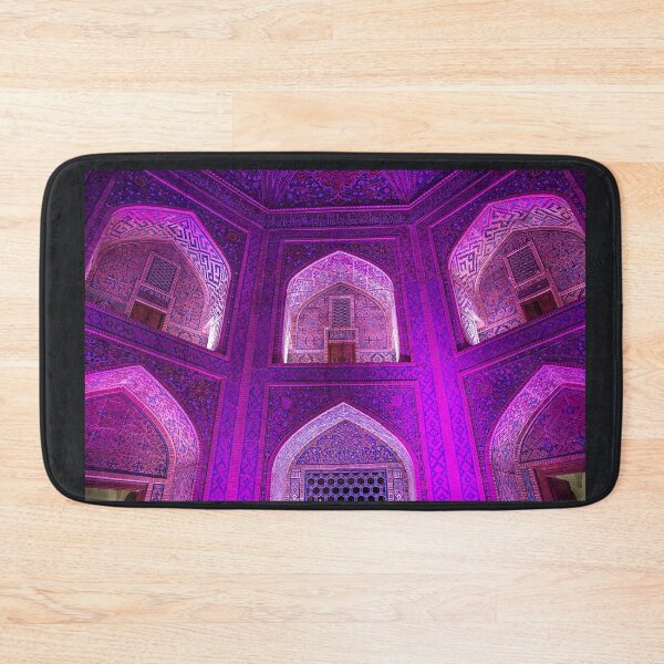 Item preview, Uzbekistan. Samarkand. Registan. Madrasah in Purple Light. Night. Detail. designed and sold by vadim19.