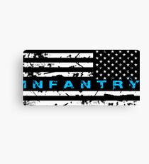 Army Infantry Blue Canvas Print