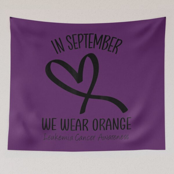 Item preview, Heart In September We Wear Orange Leukemia Cancer Awareness 	 	 designed and sold by fmxviexaxsb38.