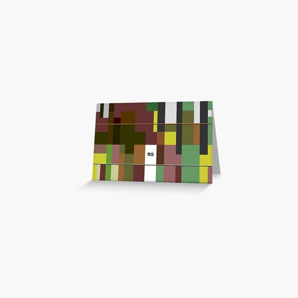 No Men's Land Composition Nr. 472 Greeting Card