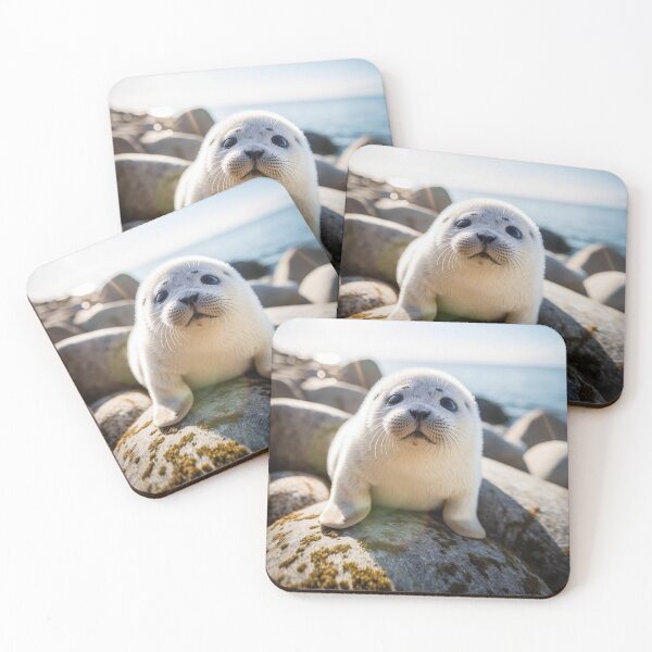 Item preview, Cute Baby Seal - Cute Baby Animals  designed and sold by baby-animal-art.