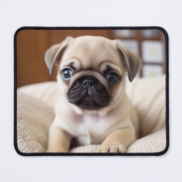 Item preview, Cute Pug Puppy -Cute Baby Animals designed and sold by baby-animal-art.