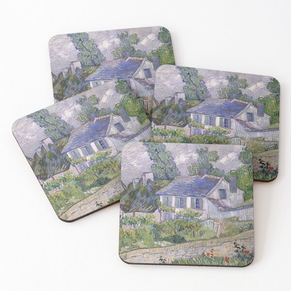 Item preview, Houses at Auvers by Van Gogh designed and sold by tomorrowsart.