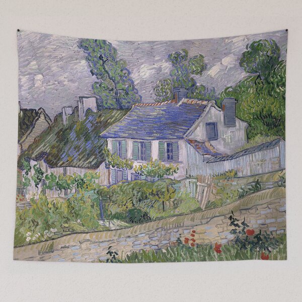 Item preview, Houses at Auvers by Van Gogh designed and sold by tomorrowsart.