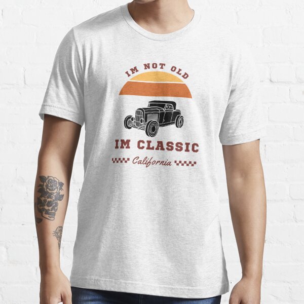 Classic Car Graphic - Mens & Womens Short Sleeve T-Shirt Essential T-Shirt  for Sale by khalaf95