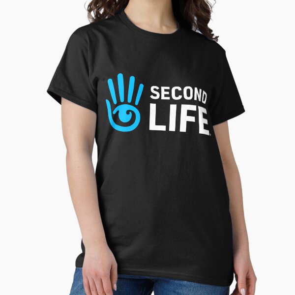 Item preview, Second Life Logo White Font designed and sold by The Official Second Life Store.