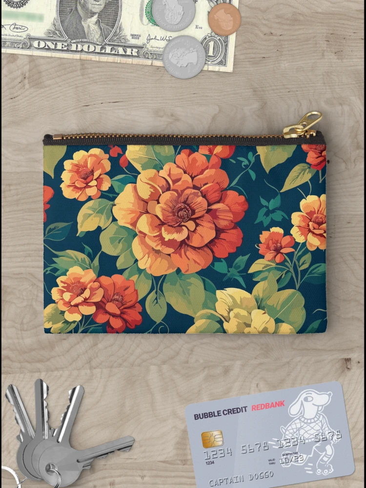 Thumbnail 3 of 4, Zipper Pouch, Flowerbed III designed and sold by RKDDesigns.