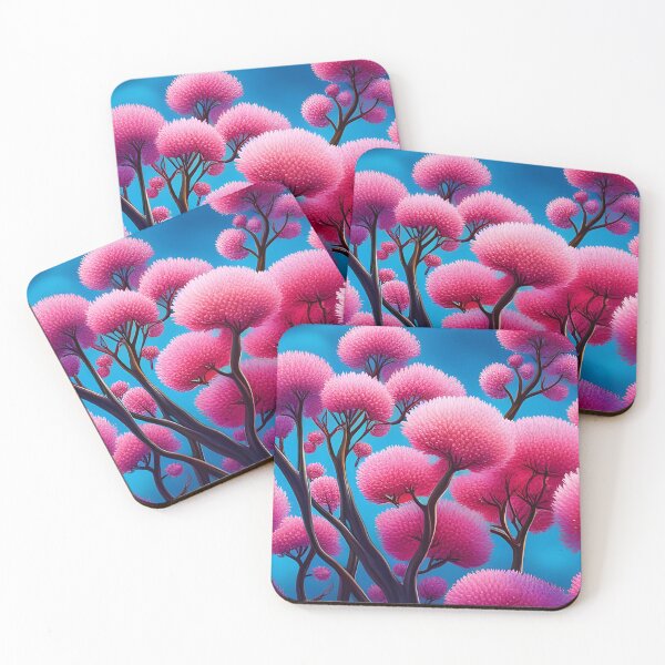Item preview, Surreal Red Clover Trees designed and sold by RoxanneG.