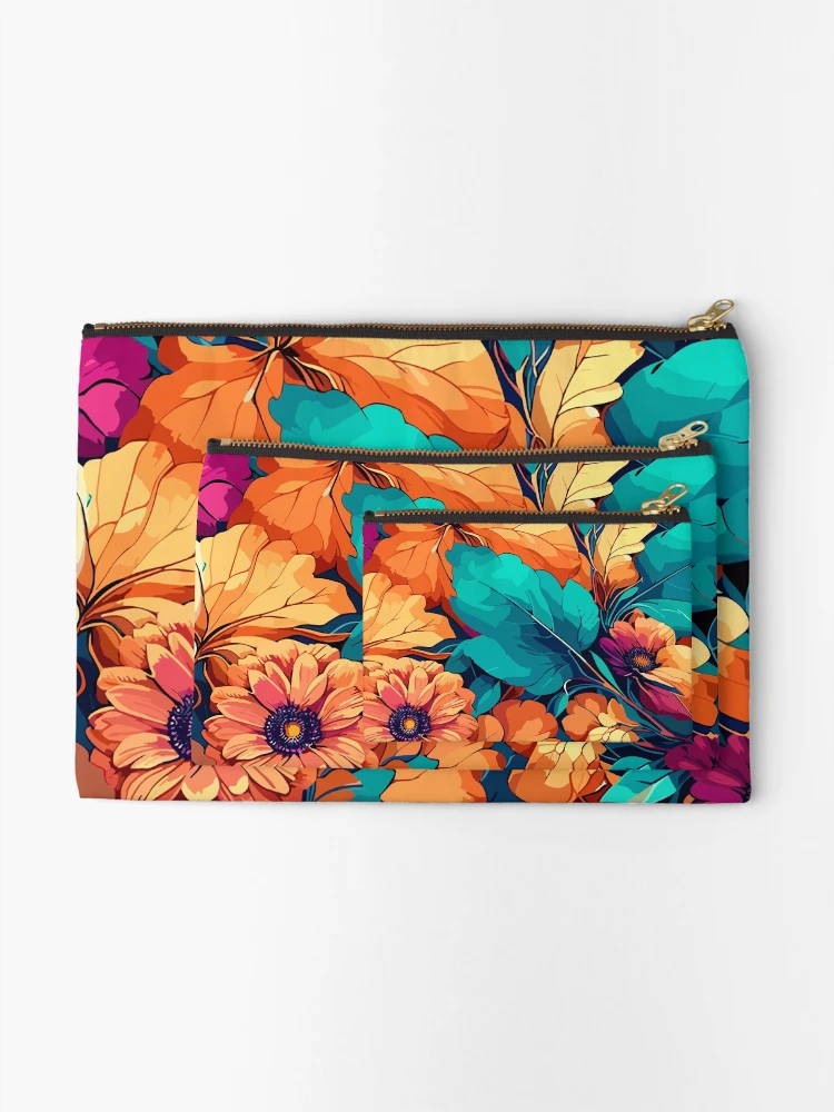 Thumbnail 2 of 4, Zipper Pouch, Spring flower bed IIII designed and sold by RKDDesigns.