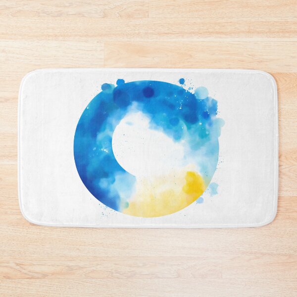 Item preview, blue and yellow  circle designed and sold by jkrphoto.