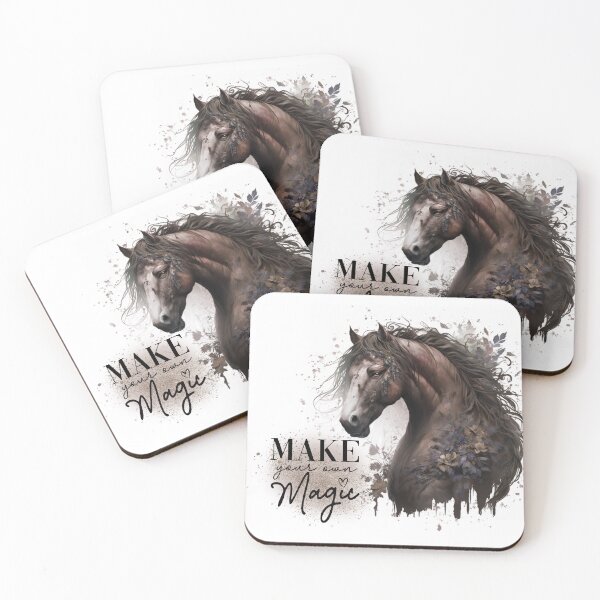 Item preview, Make Your Own Magic Brown Glitter Horse designed and sold by MixinMadness.