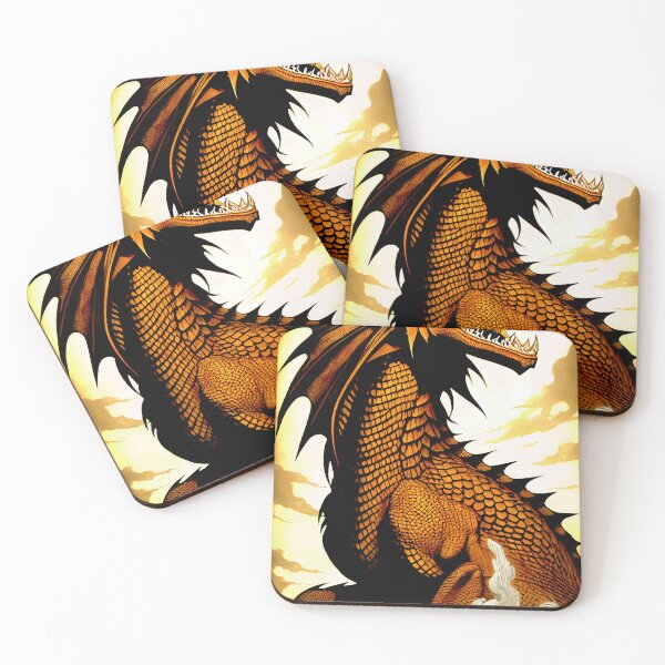 Artikelvorschau,  Vintage Drachen-Fantasie-Kunst entworfen und verkauft von Witty Shirts.