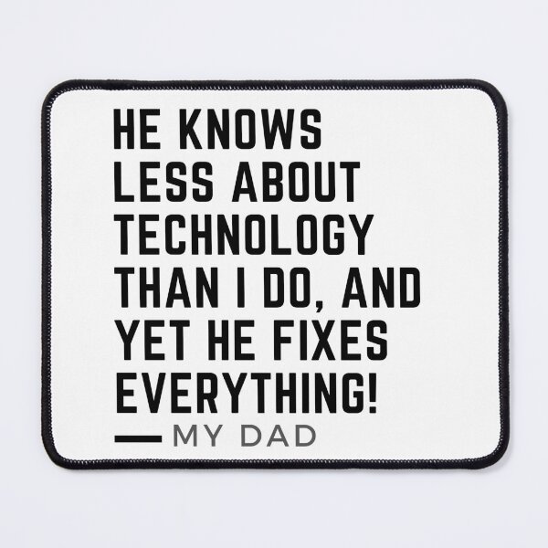 Item preview, Funny Shirt for Men, Funny Dad Shirt, He Fixes Everything, Fathers Day, Minimalist, Dad Birthday designed and sold by joealmont03.