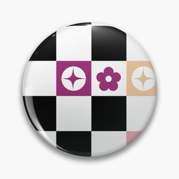 Item preview, Retro Colorful Purple, White, Black Cute Flowers Floral Thunders Checkerboard for Your Phone designed and sold by JoyTop.