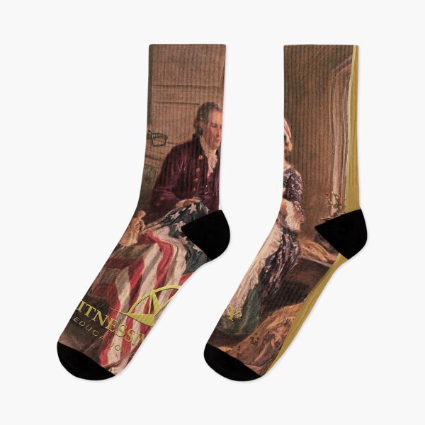 Item preview, Betsy Ross sewing the flag designed and sold by witnessinghist.