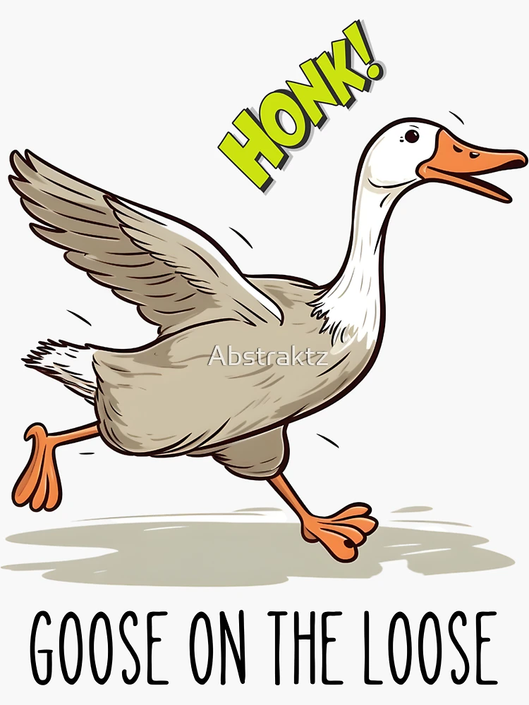 Honk Honk Honk Goose A5 Print funny meme goose print -  Portugal