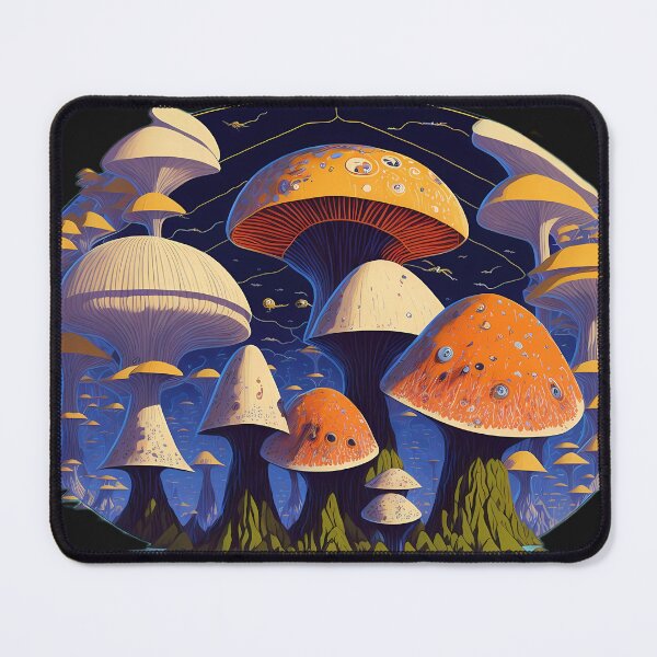 Item preview, "Psilocybe Cyanescens Cosmic Mycelium" designed and sold by Transelasticart.