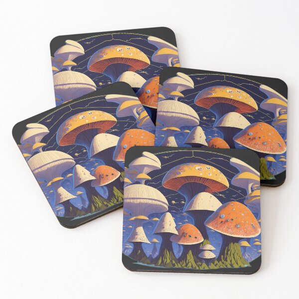 Item preview, "Psilocybe Cyanescens Cosmic Mycelium" designed and sold by Transelasticart.