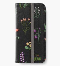 Wildflowers Pattern iPhone Wallet/Case/Skin