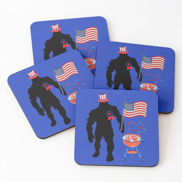 Item preview, 4th Of July Bigfoot Retro Fireworks designed and sold by SunfullyYours.