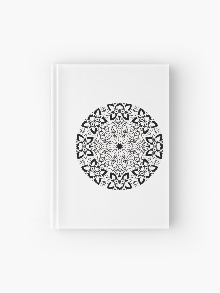 DIY Color Your Own Products - Mandala Adult Coloring Book Idea Spiral  Notebook for Sale by webpatty