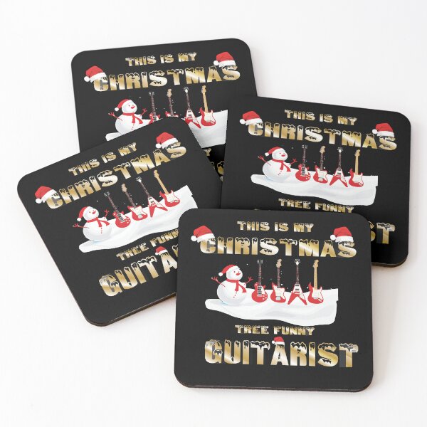Item preview, this is my christmas tree funny Guitarist designed and sold by HananDesign13.