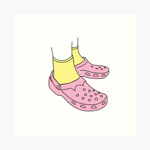 Crocs Art Prints Redbubble