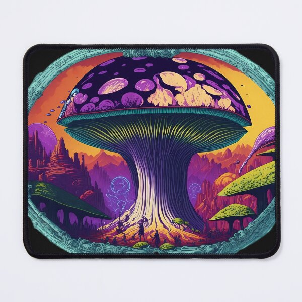 Item preview, "Amanita Porphyria Purple Haze" designed and sold by Transelasticart.