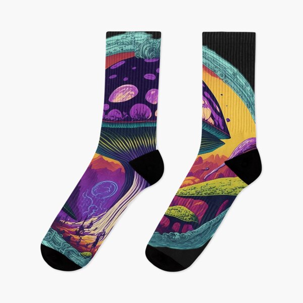 Item preview, "Amanita Porphyria Purple Haze" designed and sold by Transelasticart.