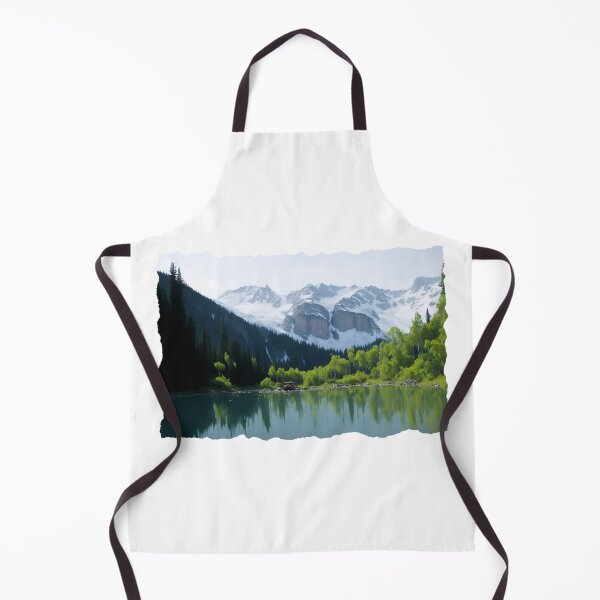 Item preview, Lake & snowcapped mountains painting designed and sold by Dr-Kane.