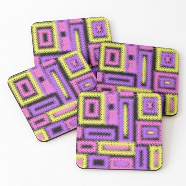 Item preview, Cutsey Square Design In Asexual Pride Colors designed and sold by NerdyB-Shoppe.