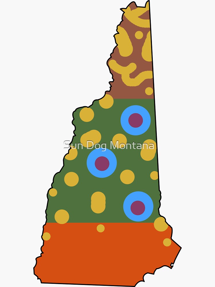 Imagen 3 de 3, Pegatina con la obra Trucha de arroyo de New Hampshire, diseñada y vendida por somekindofguru.