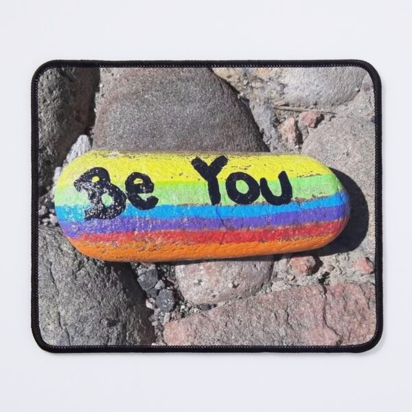 Item preview, Be You Rainbow Stone designed and sold by craftsbydaphy.
