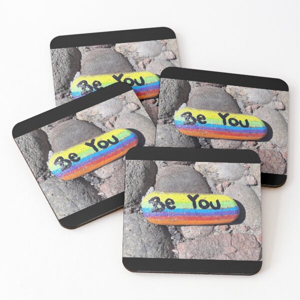 Item preview, Be You Rainbow Stone designed and sold by craftsbydaphy.