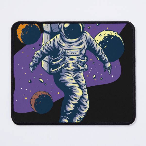 Item preview, Floating Astronaut Aesthetic Art Illustration designed and sold by stickerlabshop.