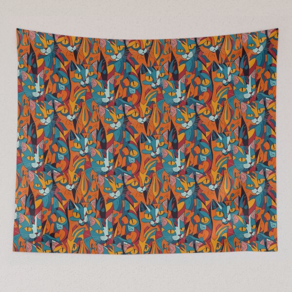 Item preview, Cat pattern designed and sold by Benszpatterns.